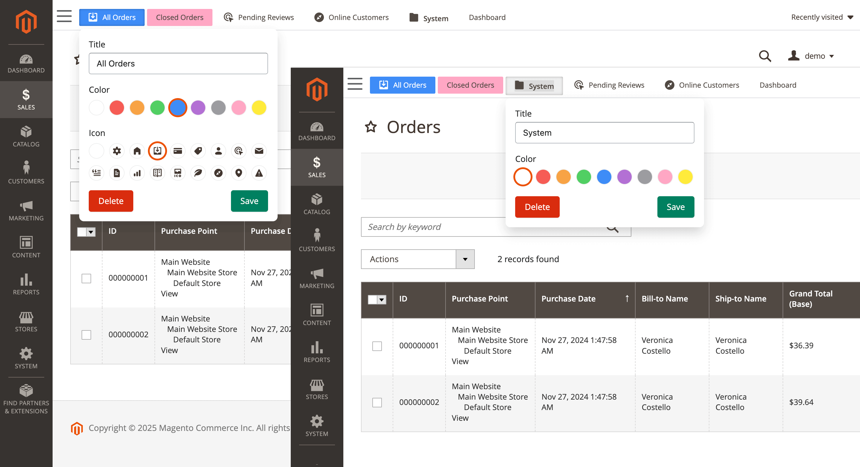 Campaigns dashboard