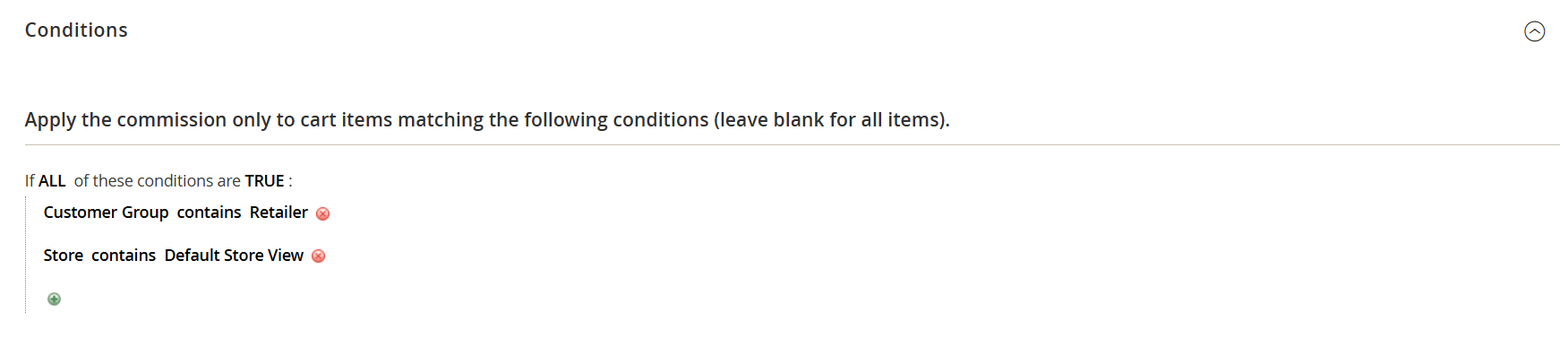 Conditions