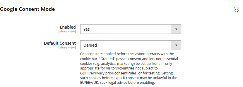 Google consent mode