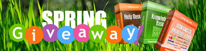 Mirasvit Giveaway - Win any Magento extension in our store for Free!