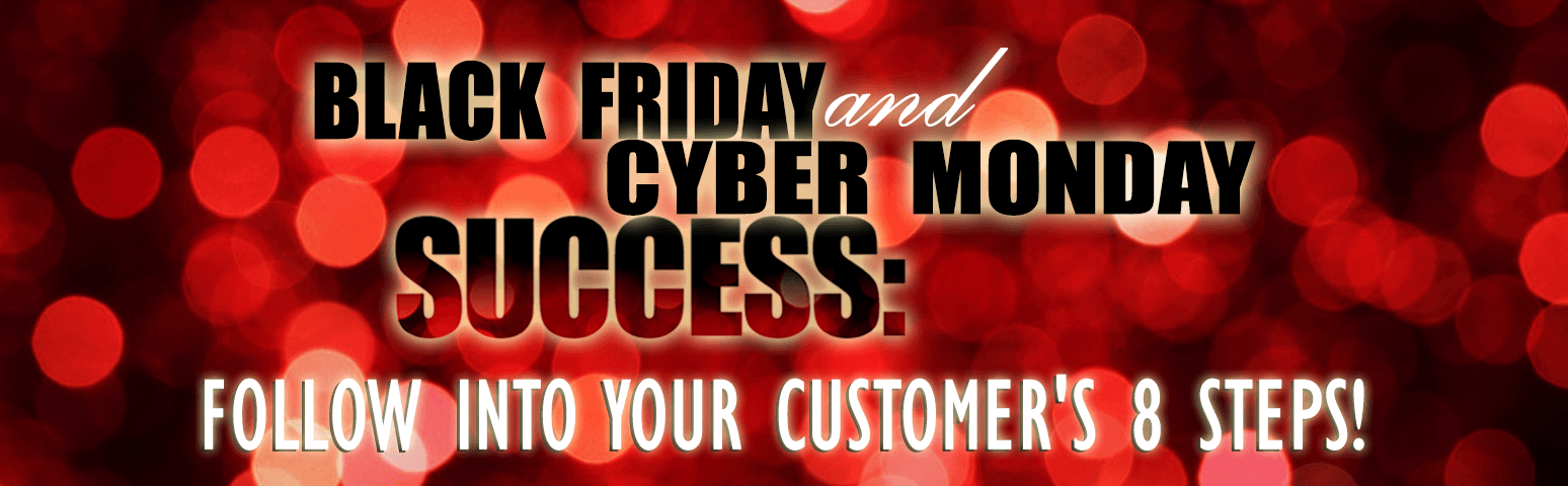 Black Friday and Сyber Monday success: follow into your customer's 8 steps!