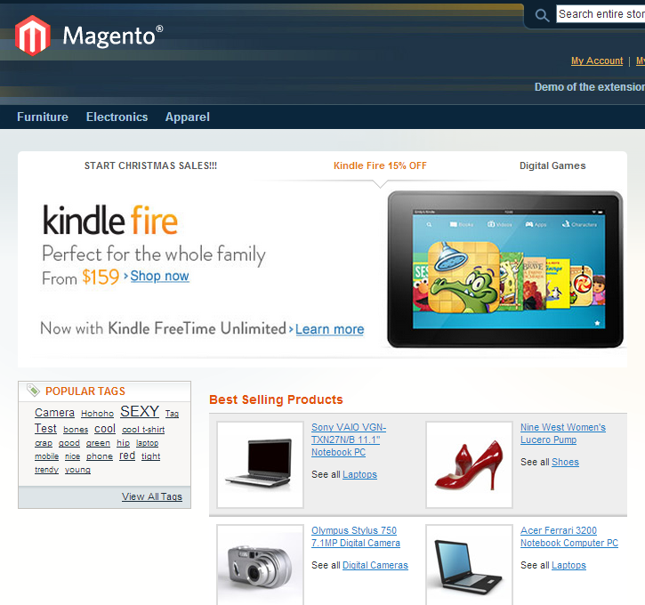 Tabbed Banner
