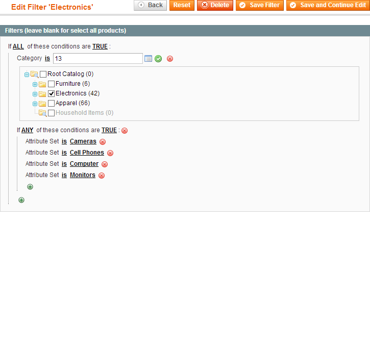 Product Filter