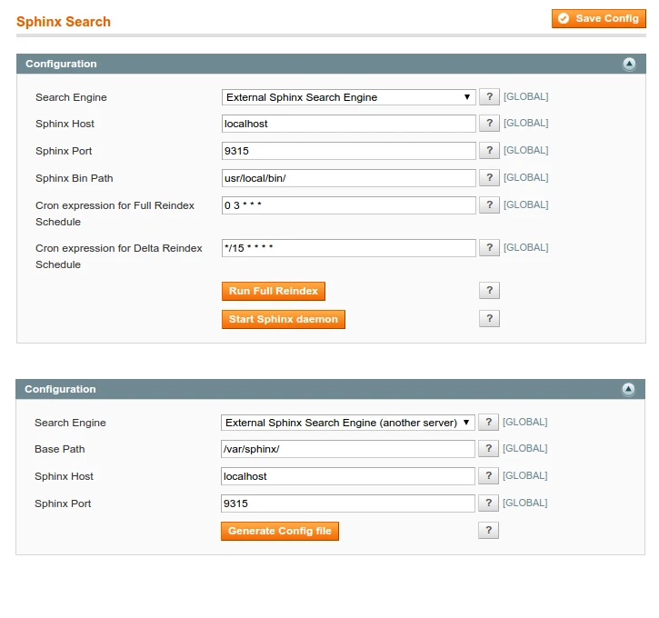General Settings