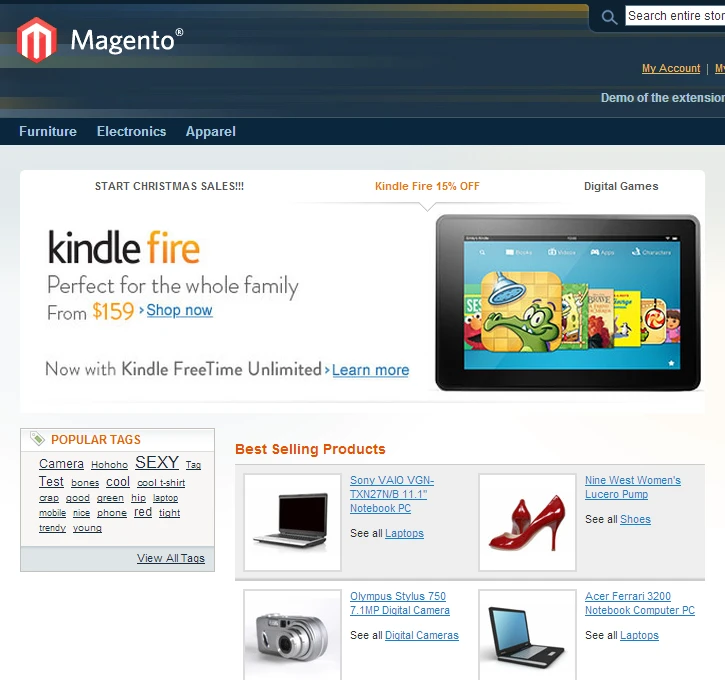Tabbed Banner