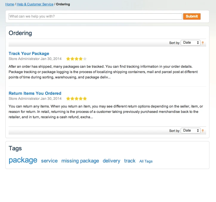 Knowledge base Frontend Knowledge base Frontend