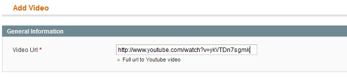 Adding new video