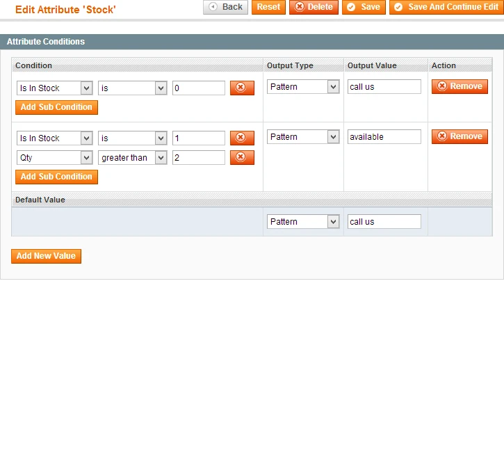 Custom Attribute Custom Attribute