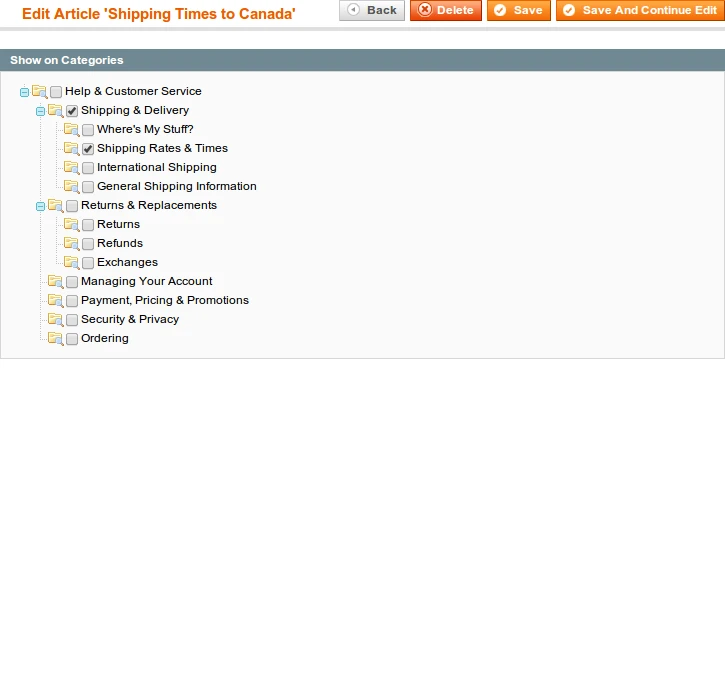Article - Related Categories Article - Related Categories