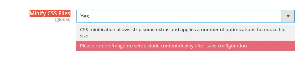 Minify CSS