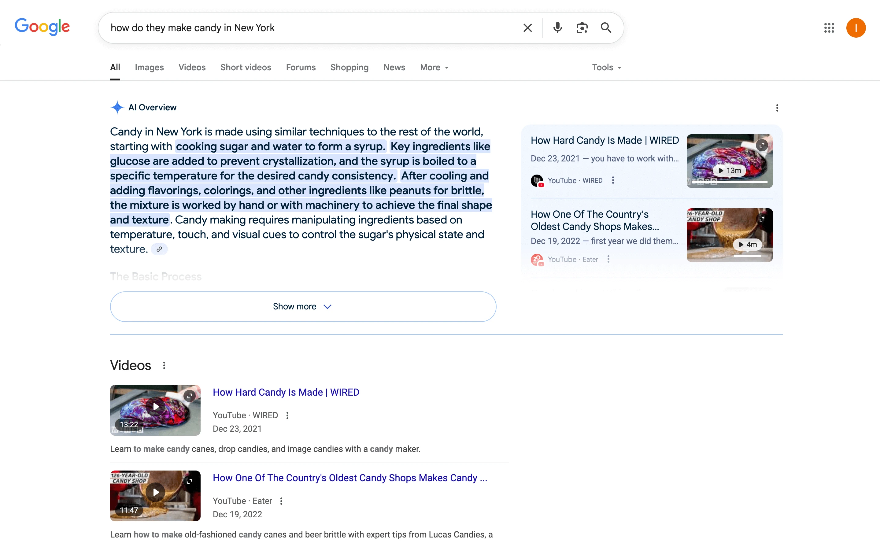 search query example