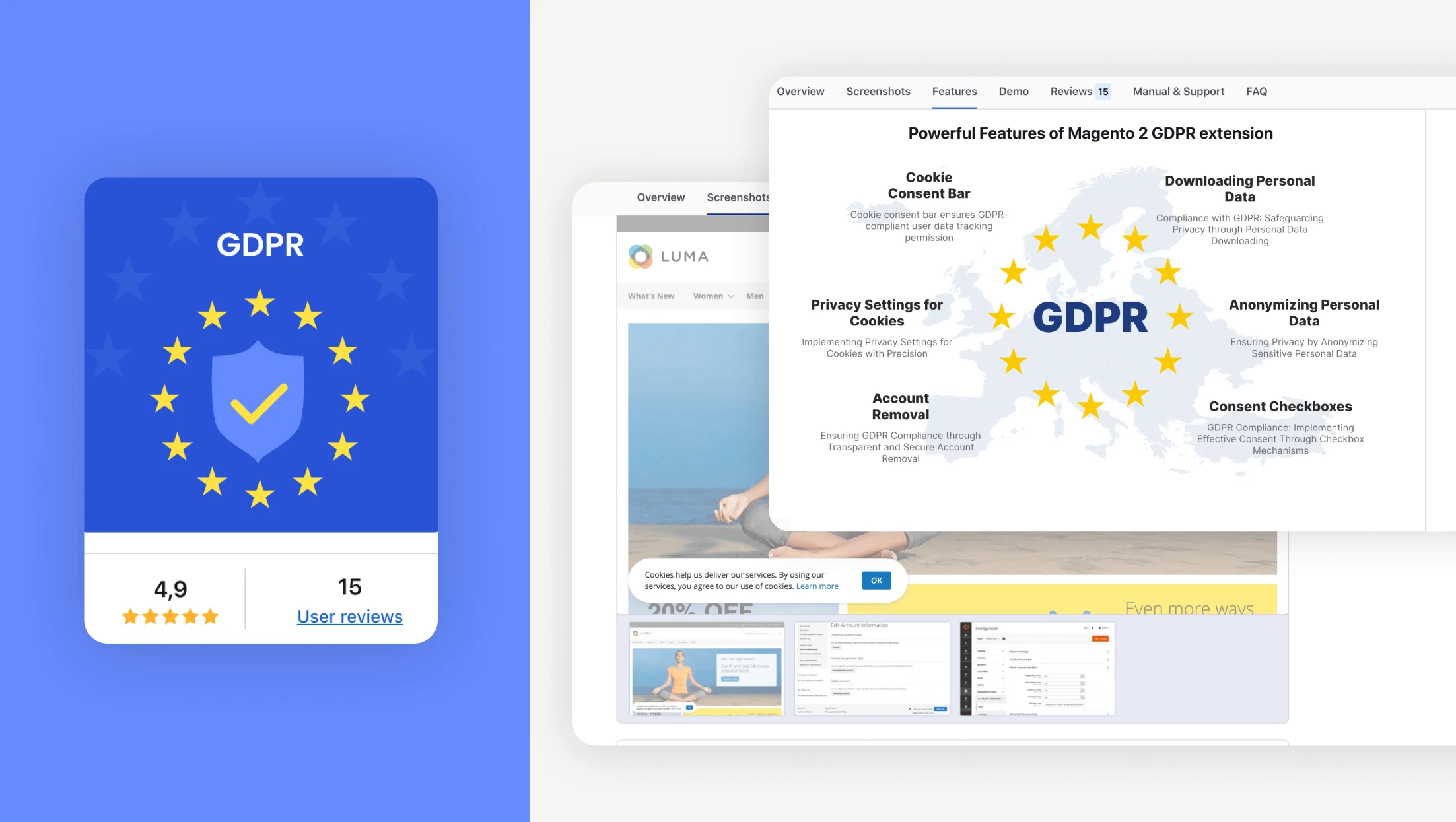 Magento 2 GDPR extension