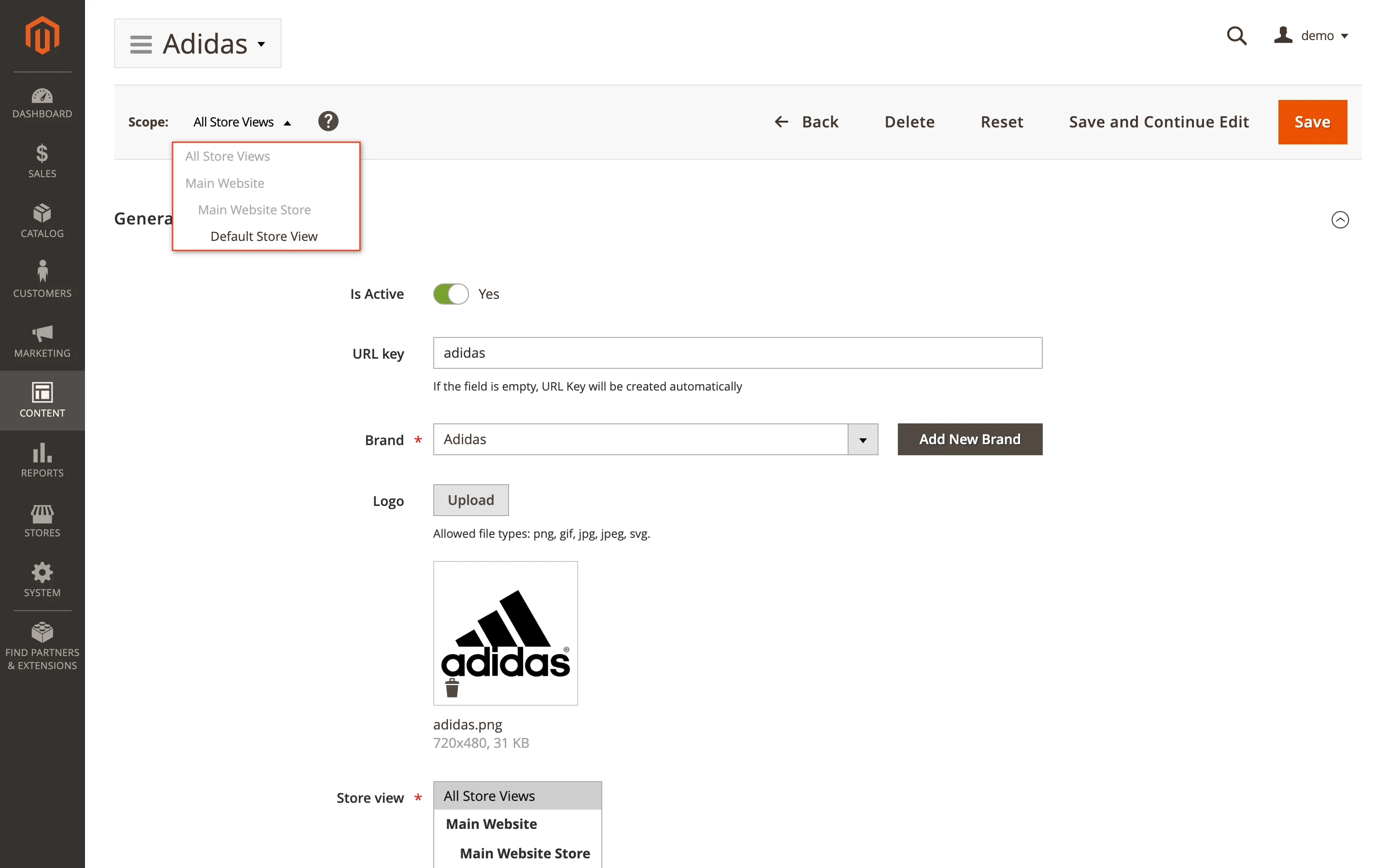 Store Switcher