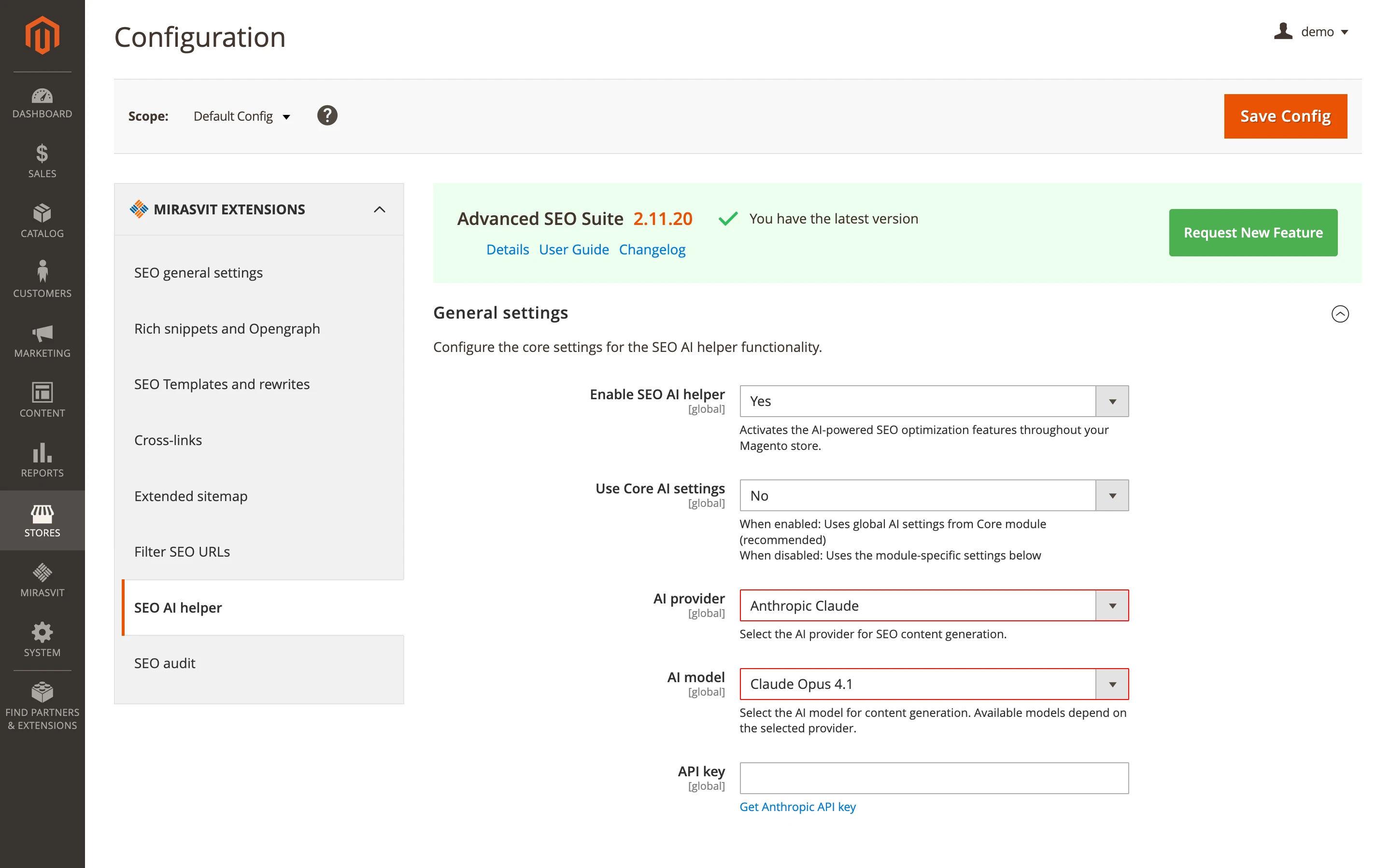 SEO AI Helper: Claude and Gemini support