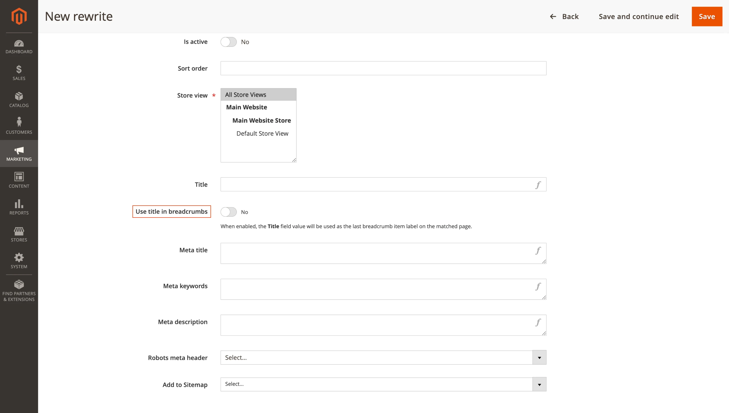 SEO Rewrite Title as breadcrumb label
