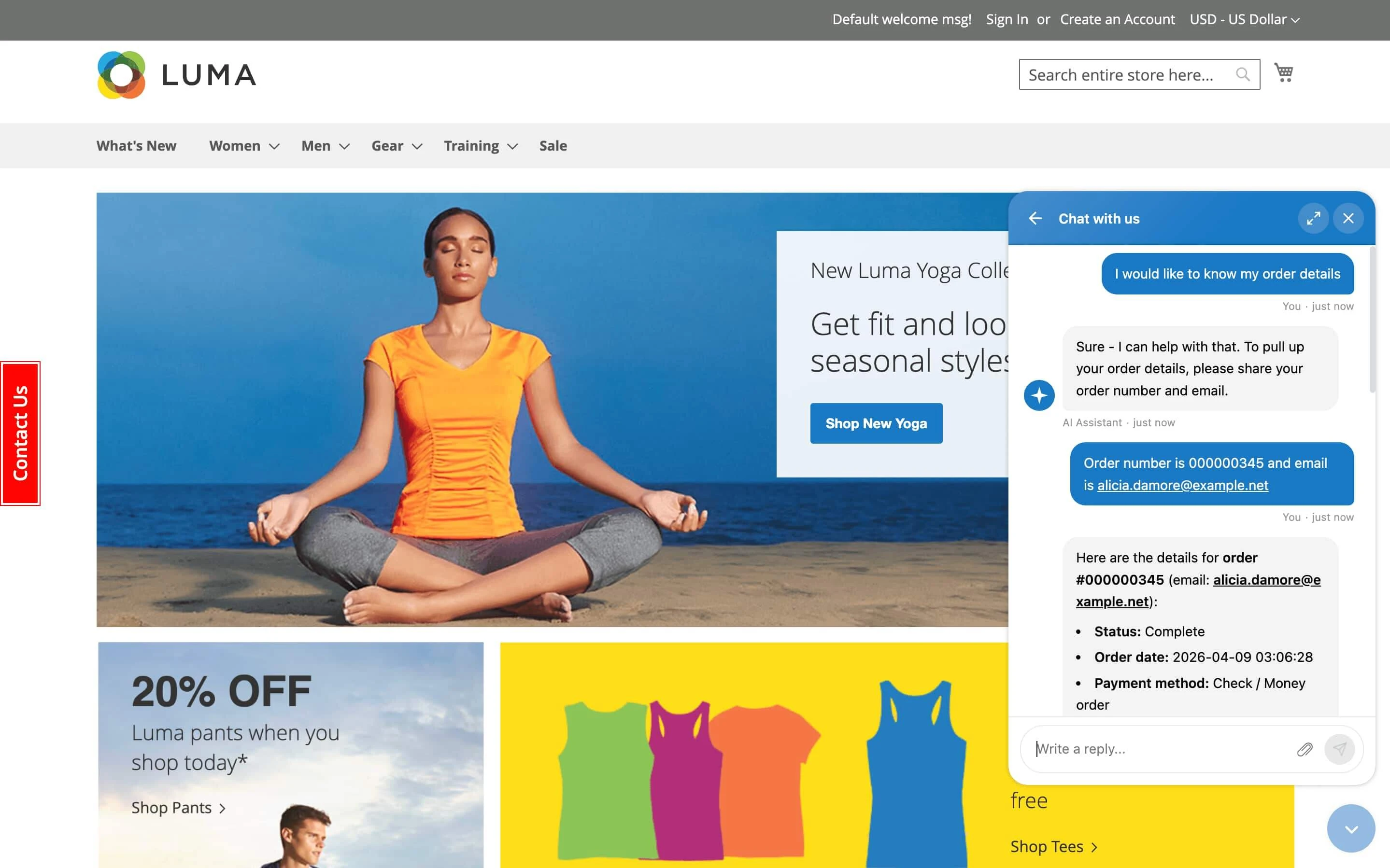 Production-ready eChat chatbot Magento 2 extension