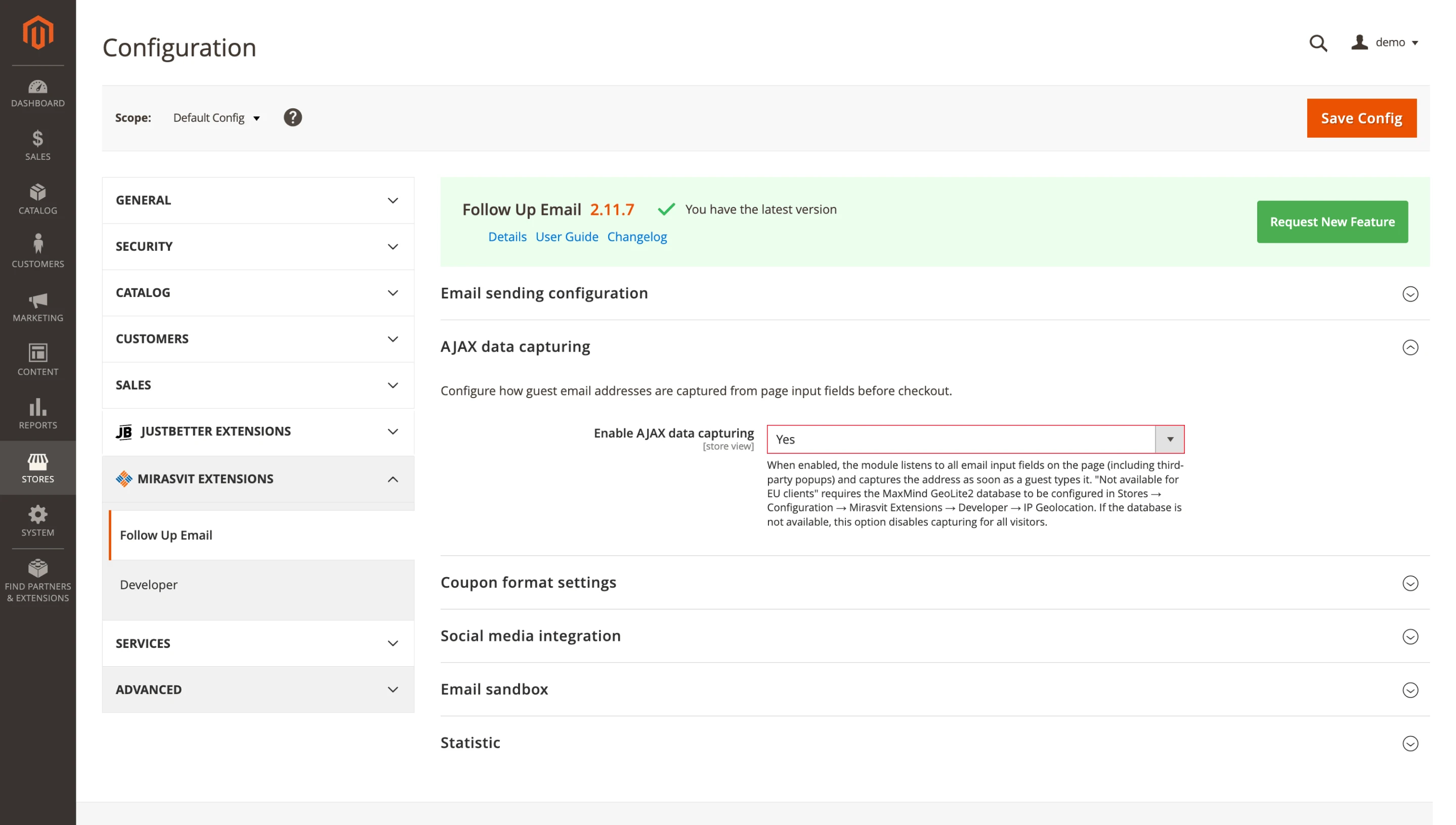 Earlier guest email capture before checkout