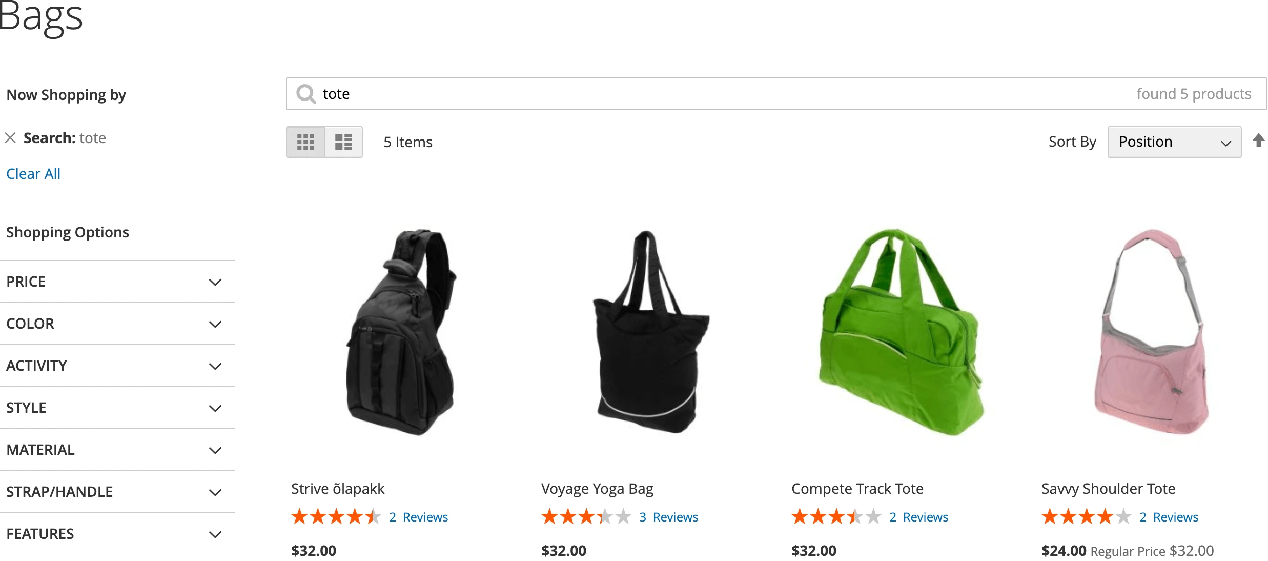 Category-specific search