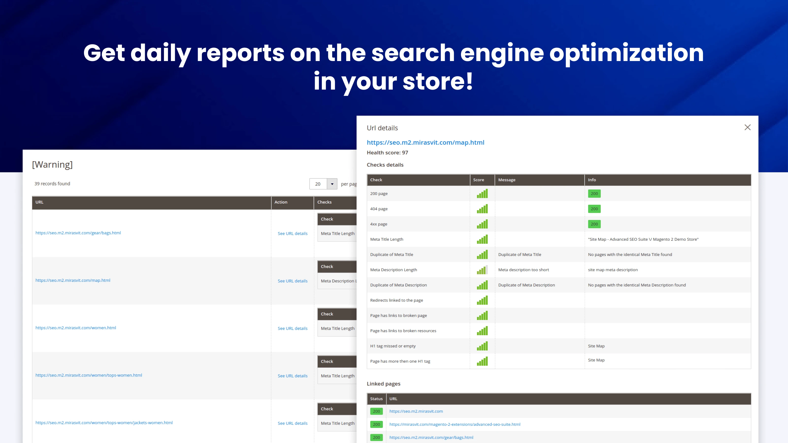 SEO Audit report