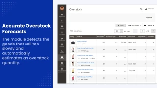 Magento 2 Inventory Overstock Report