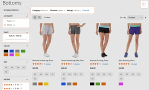 Advanced layered navigation for Magento 2. Left side filters