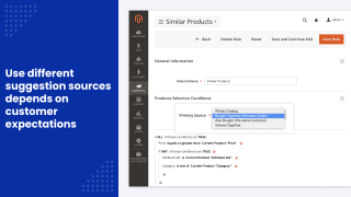 Selection sources