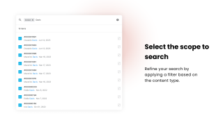 Filter results by record type