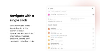 Related records in one click