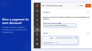 Customer Segment condition in a cart price rule