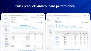 Coupon and product revenue reports