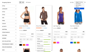 Debugging product sorting in Mirasvit Magento 2 Improved Sorting extension on the frontend.