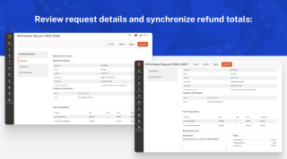 Request page in the admin: details, IP address, approve or reject