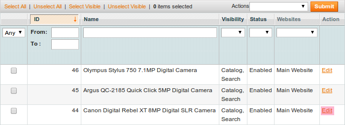 Magento Cross Sells