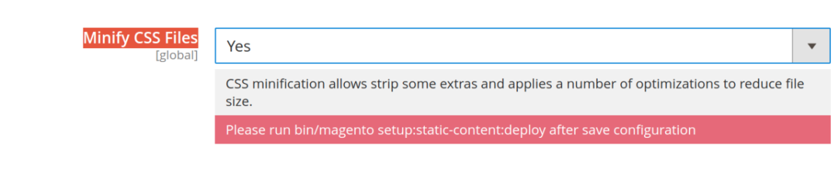 Minify CSS