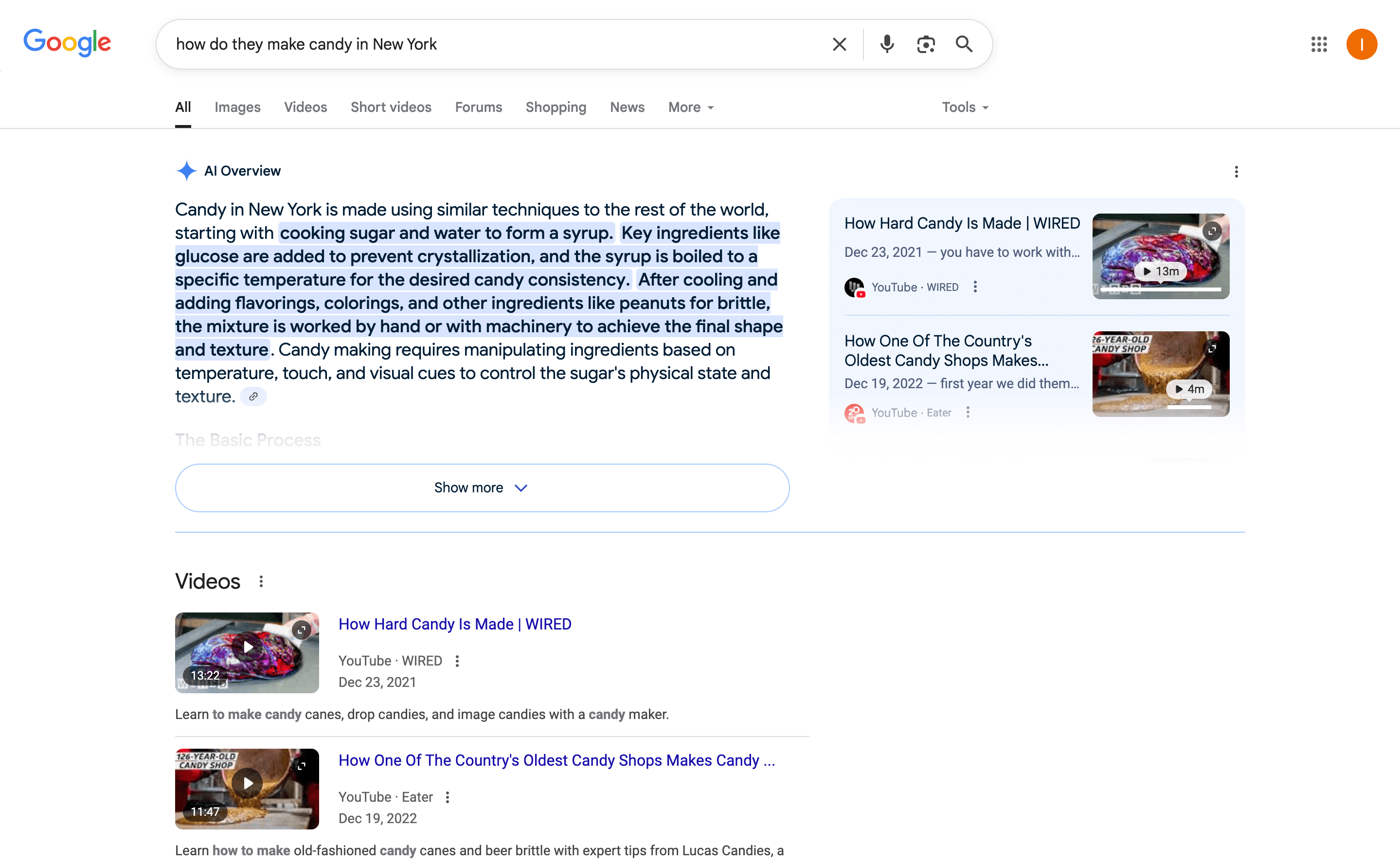 search query example