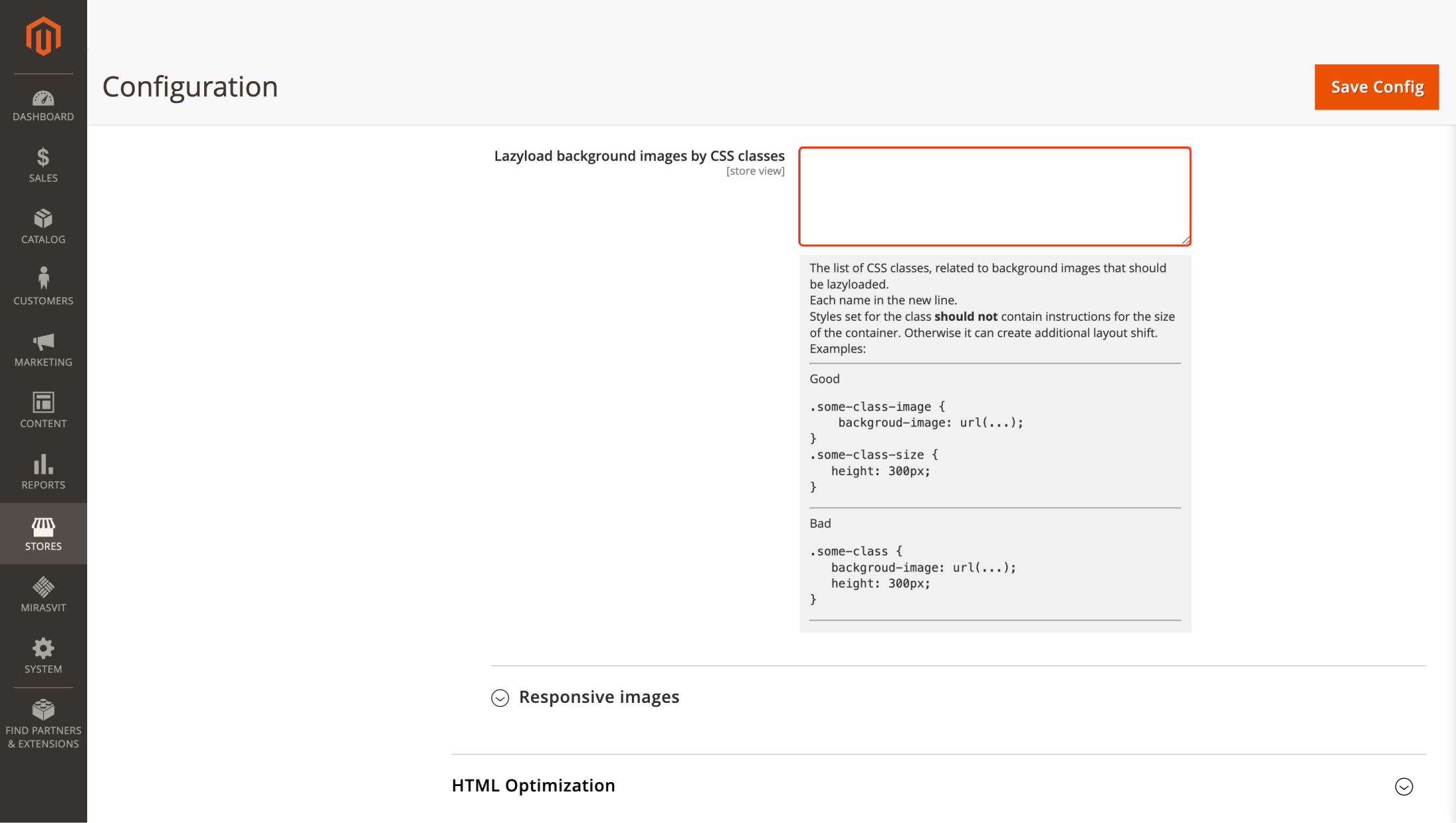 Lazy load for background images by CSS classes