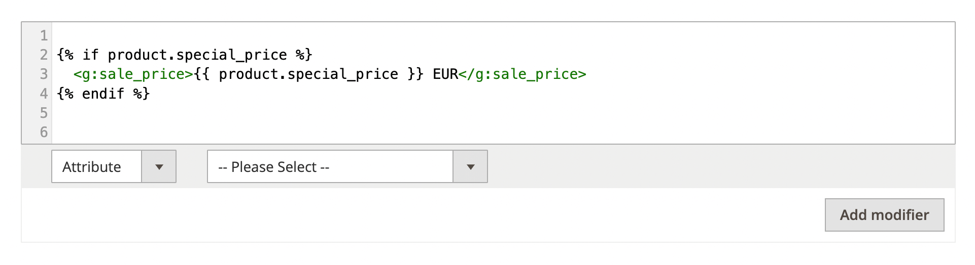 Conditional for special price