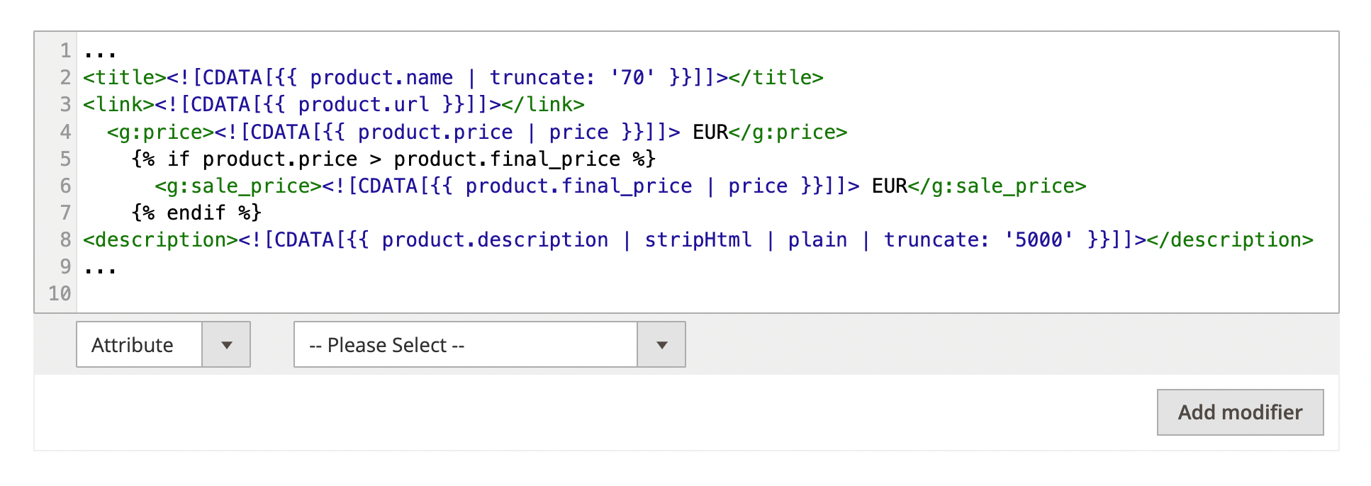 Conditional example