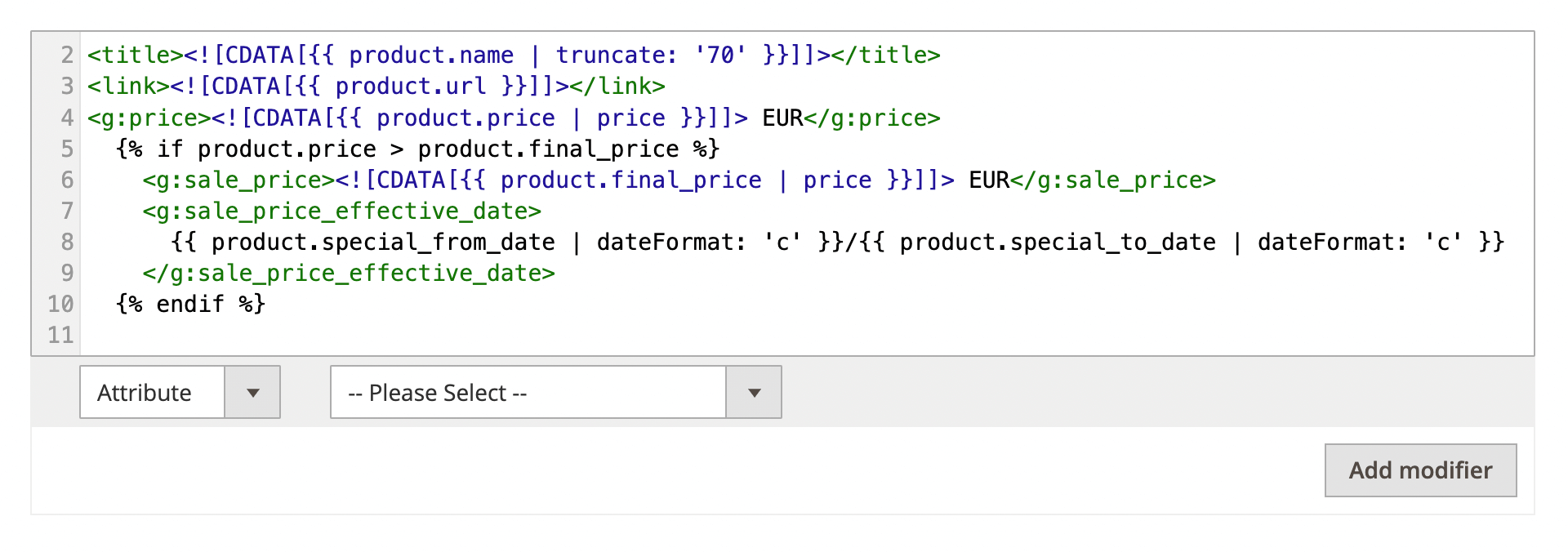 Conditional example