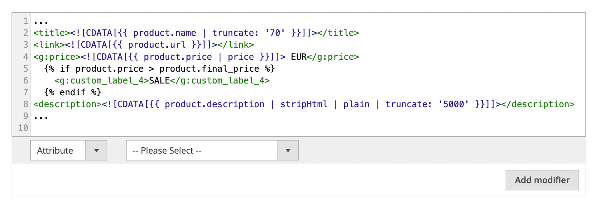 Conditional example