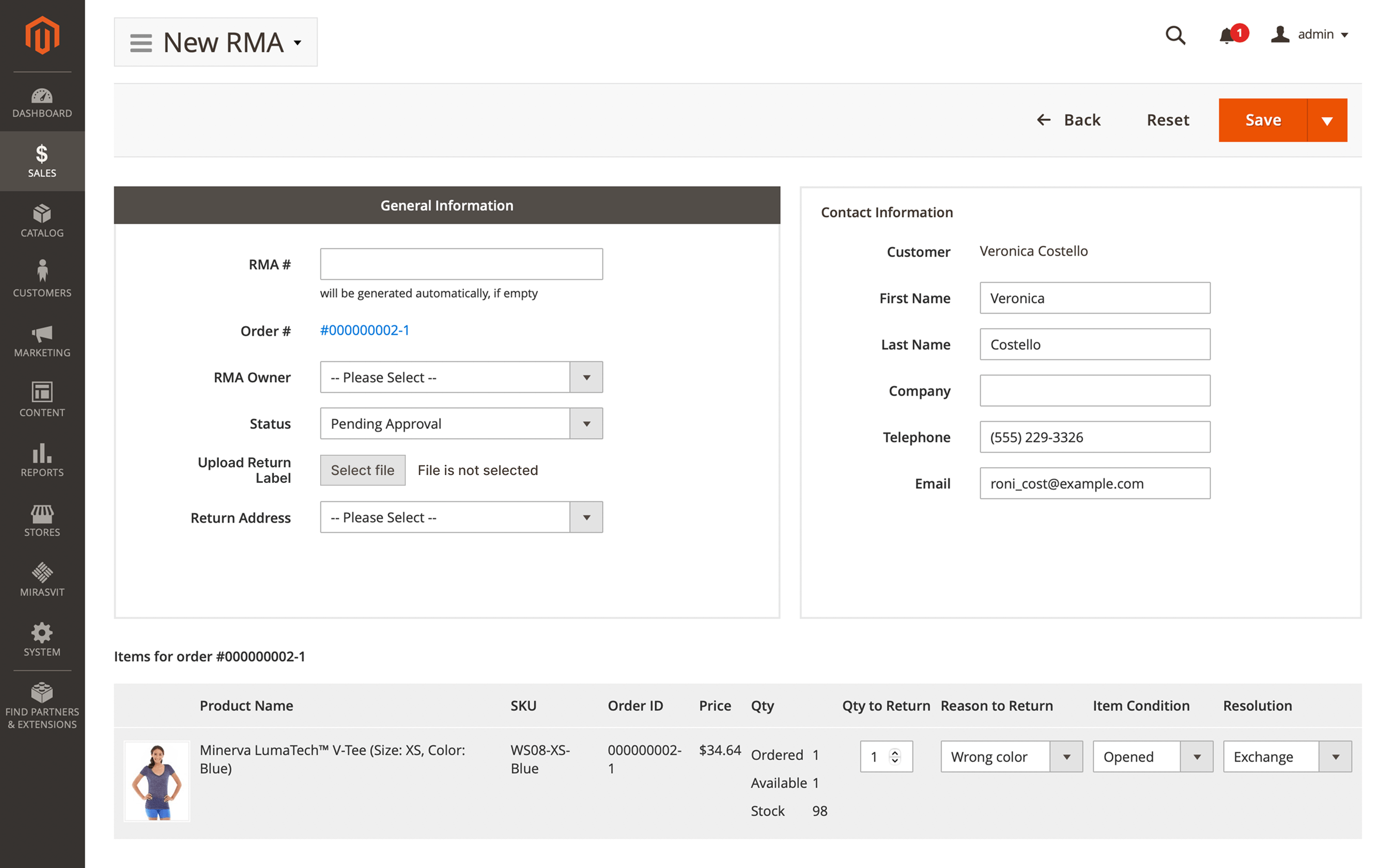 RMA module turns returns into a process, not a problem