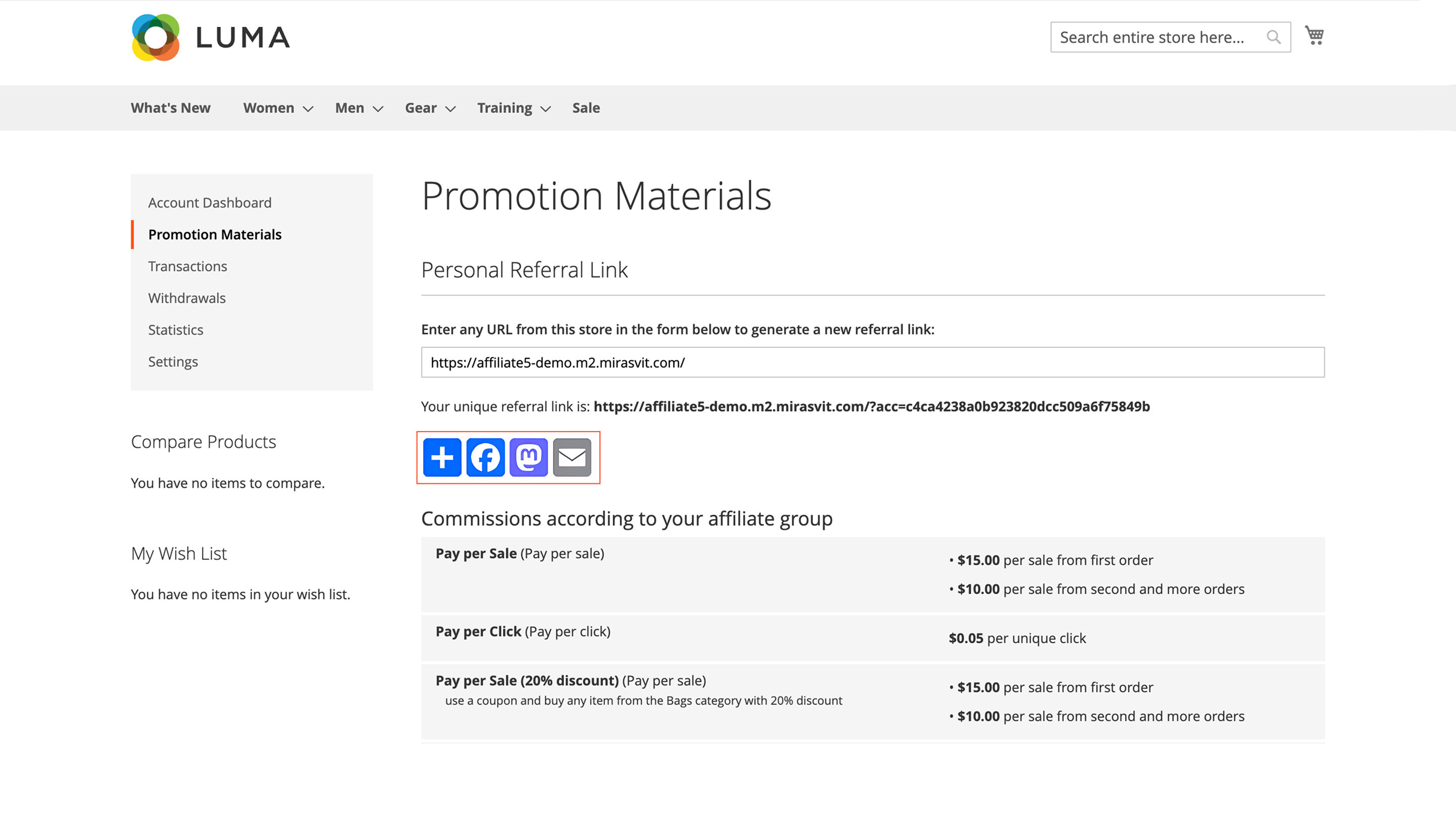 AddToAny buttons example