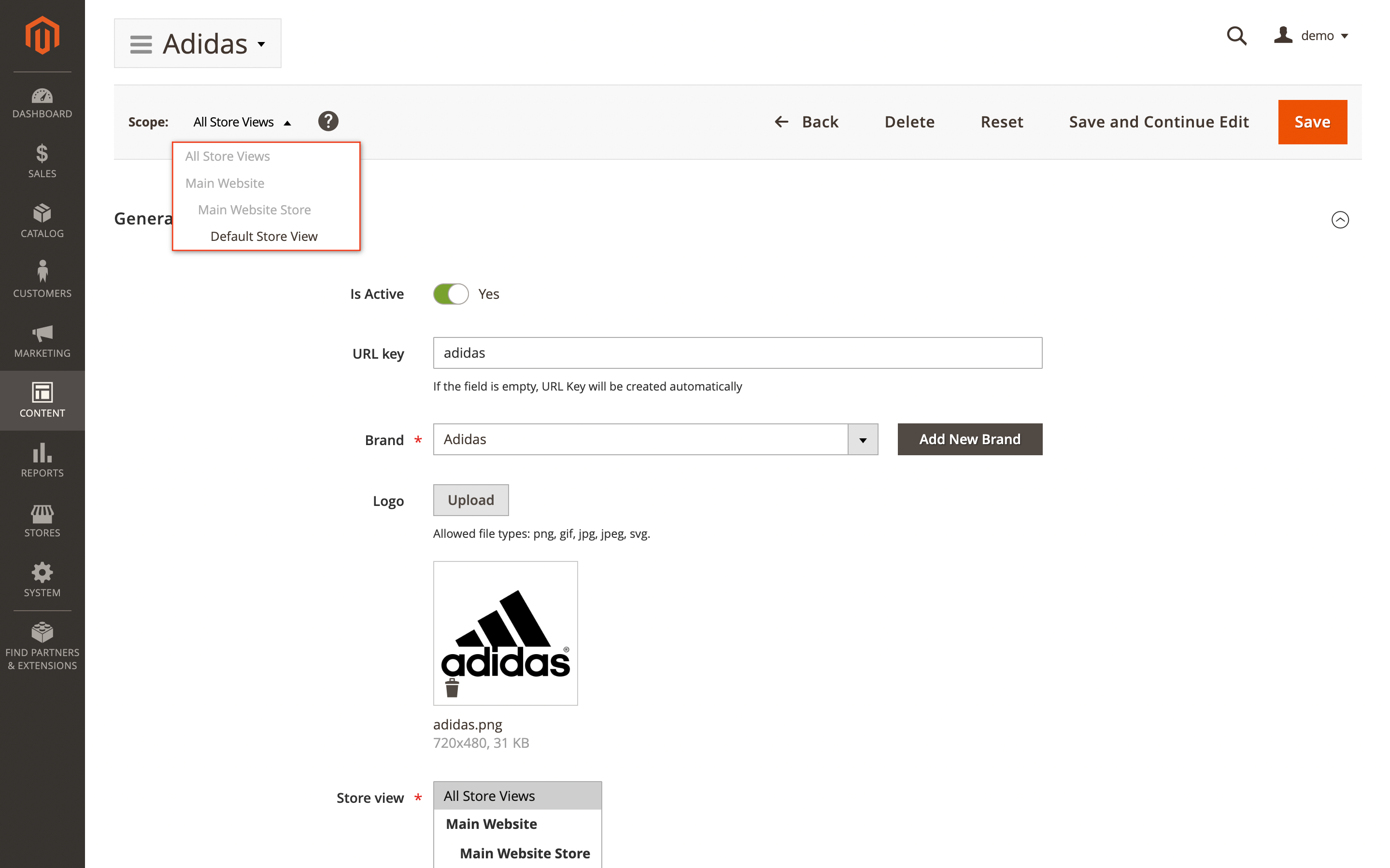 Store Switcher