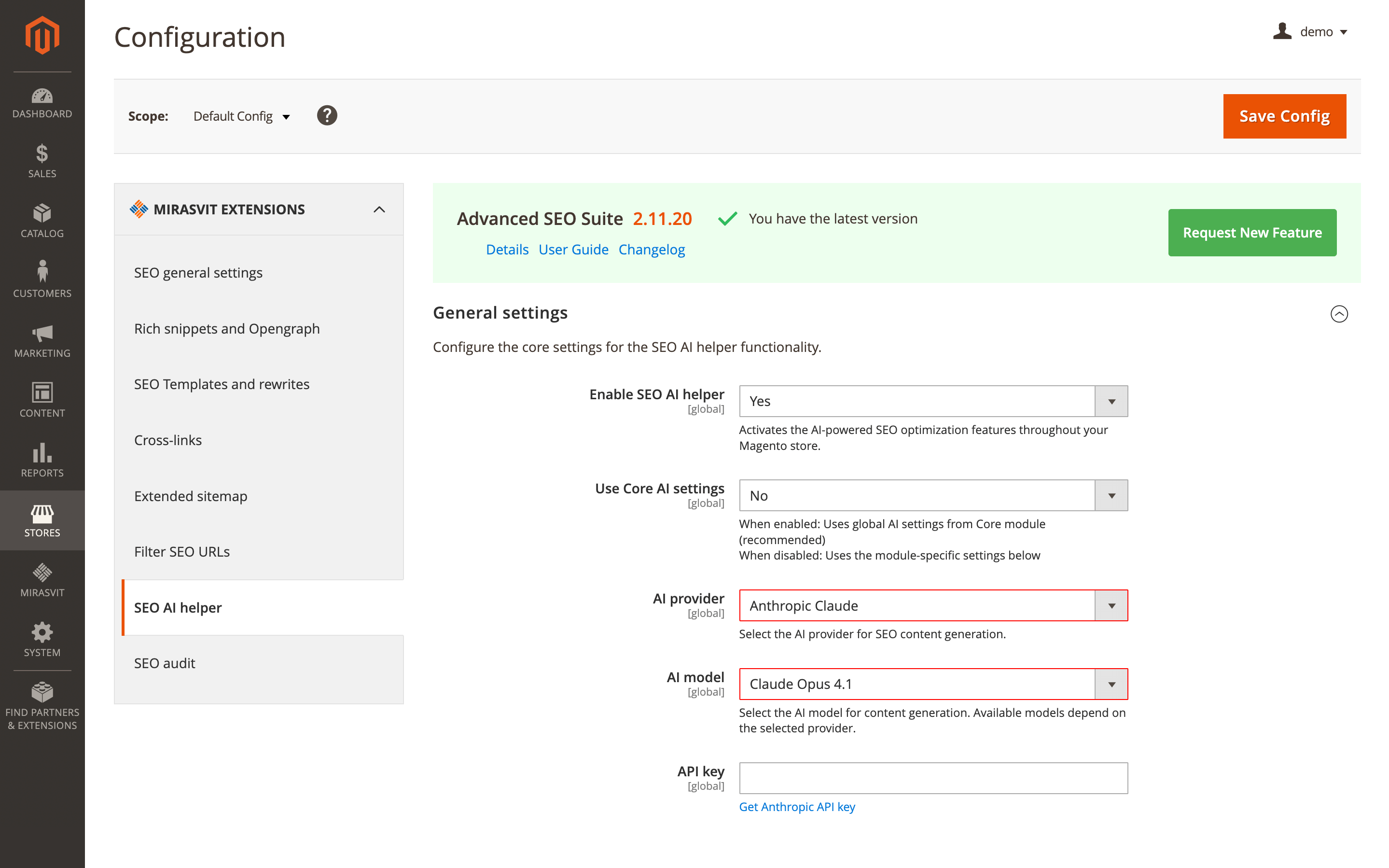 SEO AI Helper: Claude and Gemini support