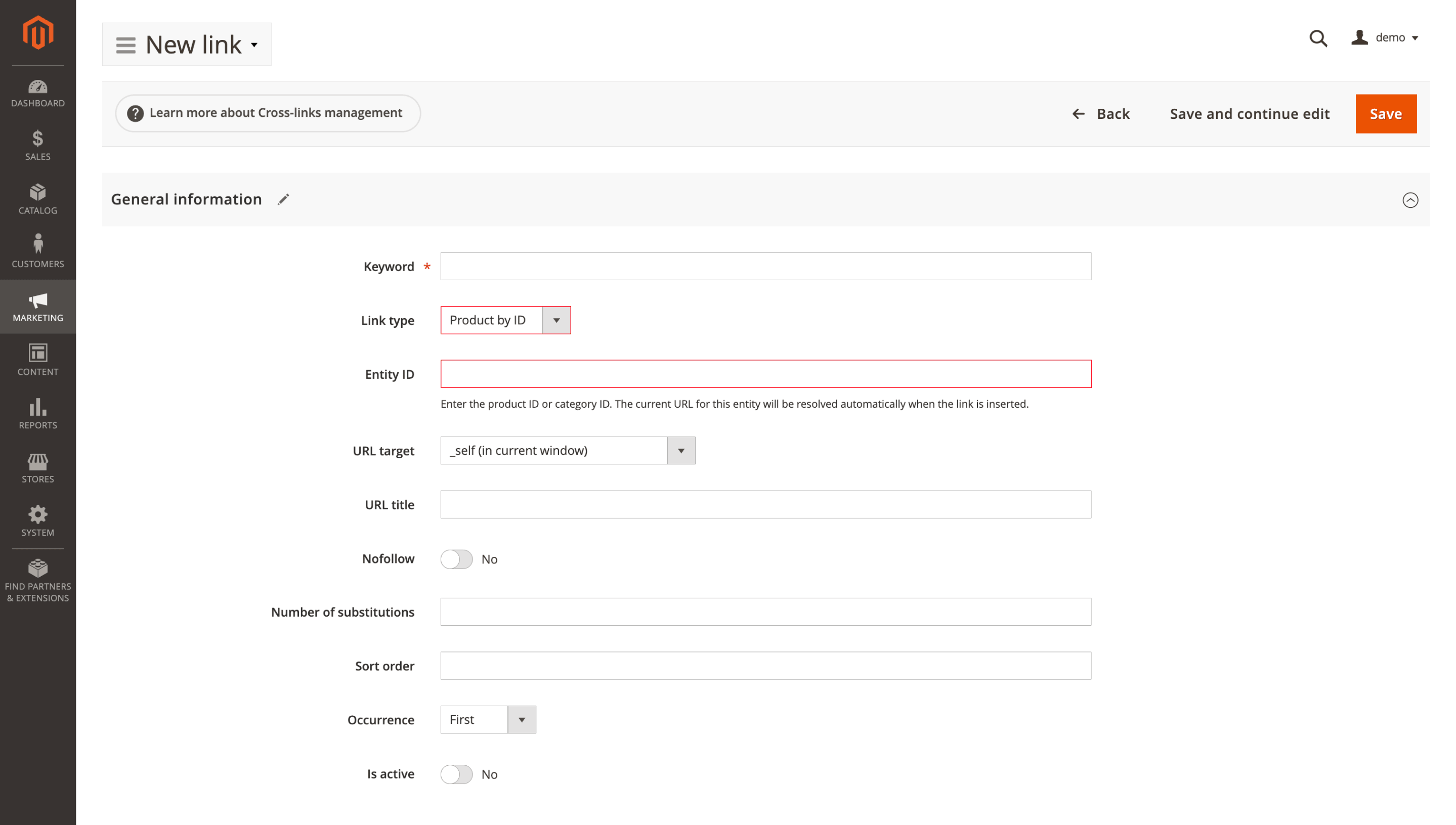 Autolinks that follow product and category URLs