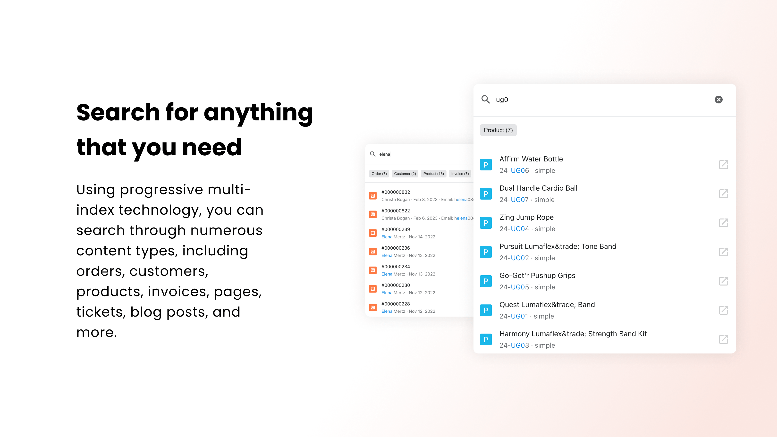 Simple and fast navigation