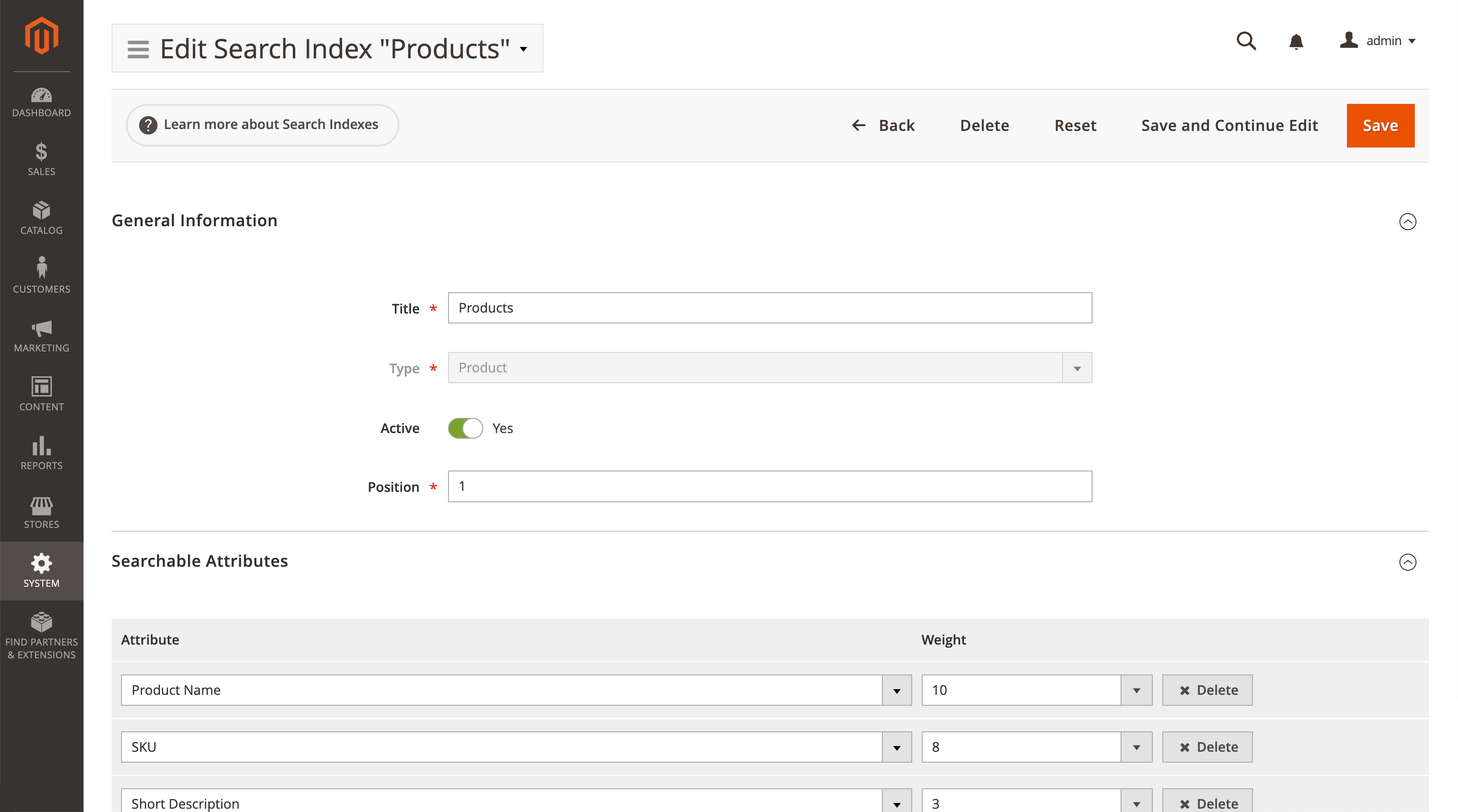 Magento 2 Elasticsearch products