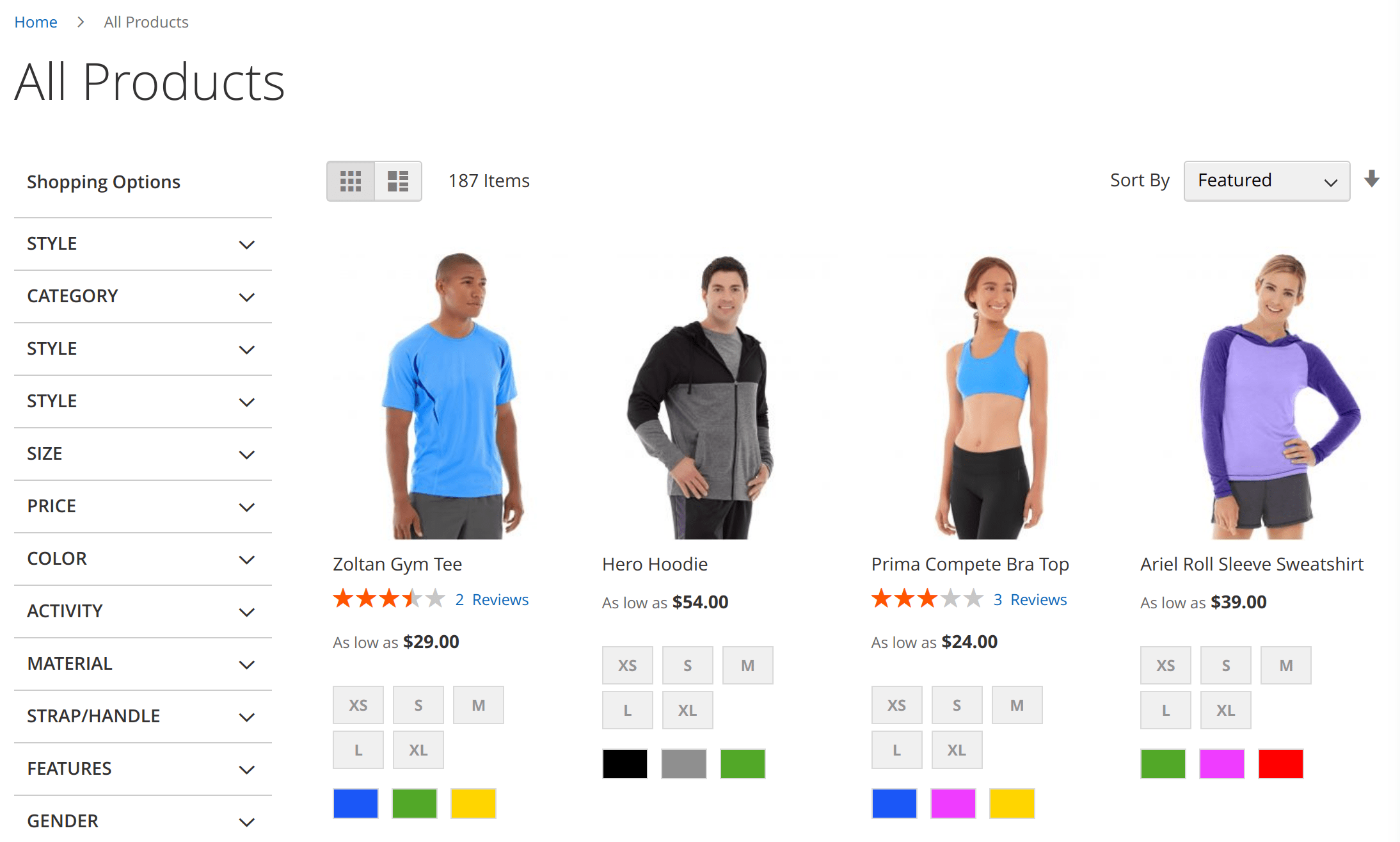 Custom default sorting criterion in Mirasvit Magento 2 Improved Sorting module.