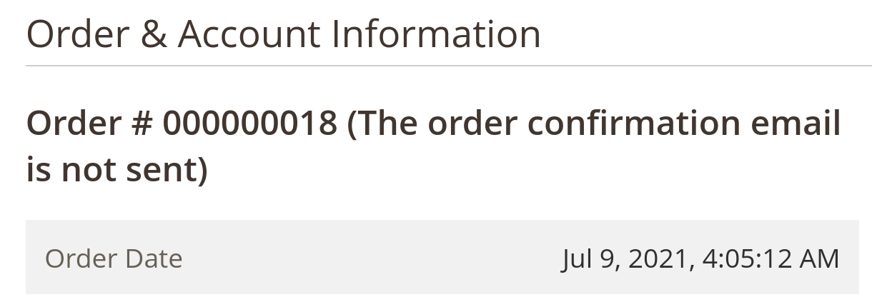 Default sequential Magento order number