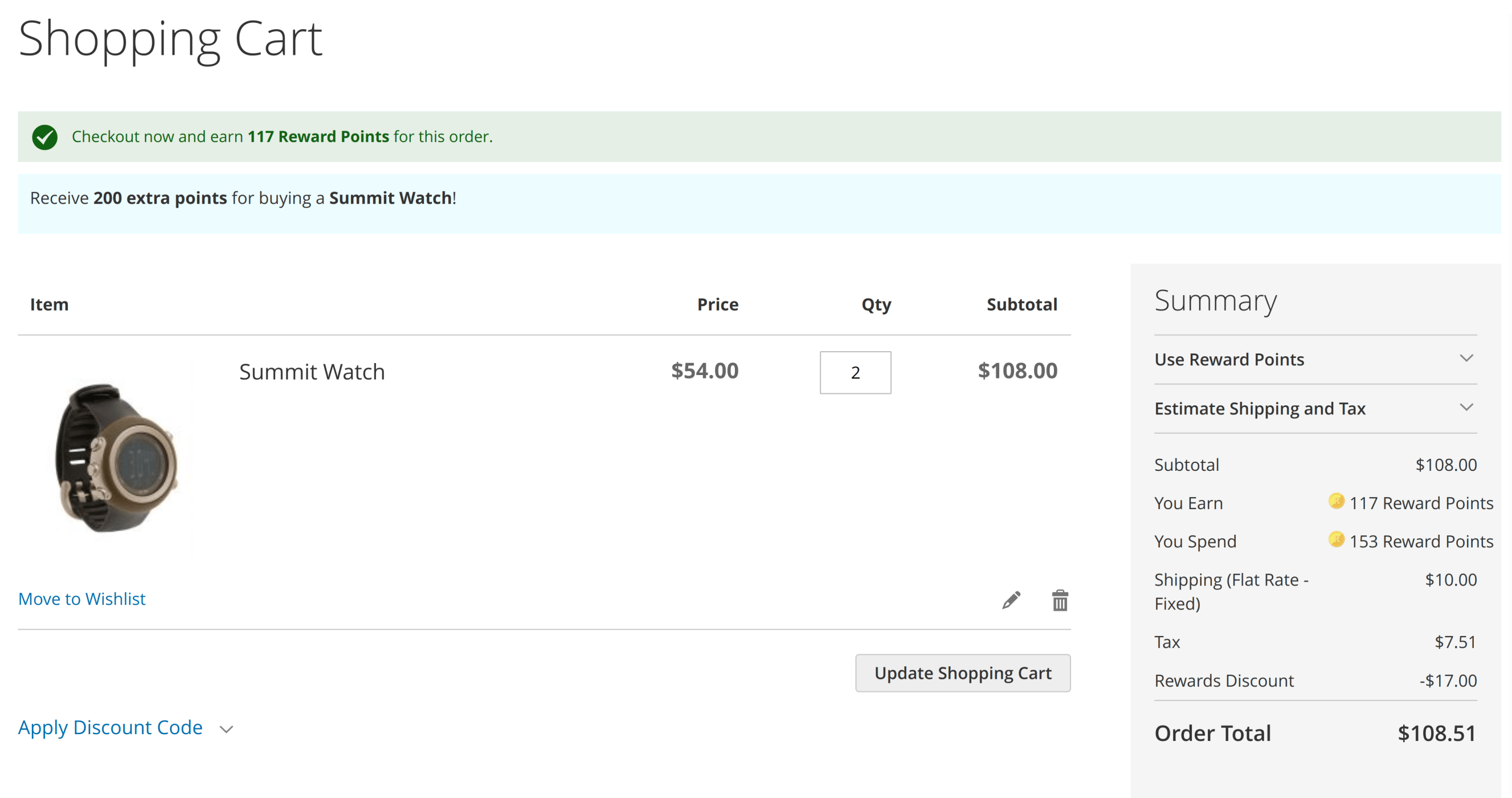 Promoting specific products with Mirasvit Magento 2 Rewards Points system.